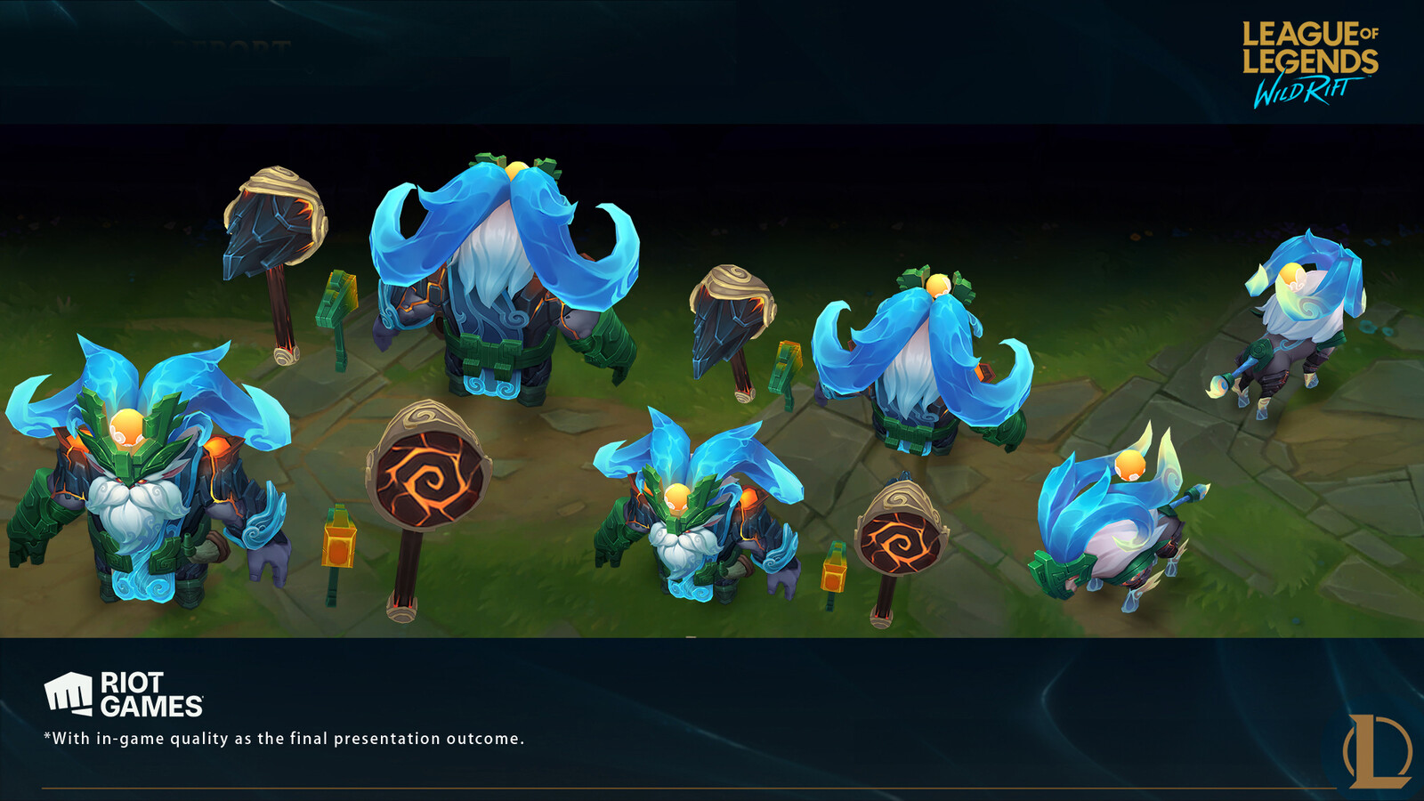 League of Legends Wild Rift - Shan Hai Scrolls Ornn